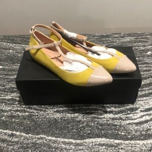 Julianne Hough for Solesociety - Ankle Strap Flats